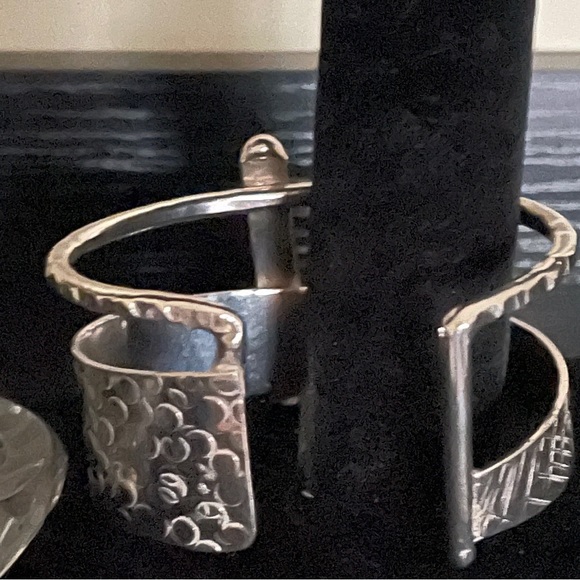 Custom design ring and cuff bracelet 14k accents - Picture 7 of 8